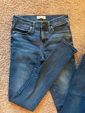 Madewell Skinny Jeans in Medium Blue Wash